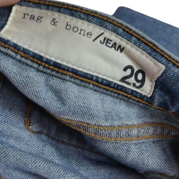 Rag & Bone June Distressed Straight Jeans 29 Preppy Soft Grunge Beachy - Picture 6 of 8